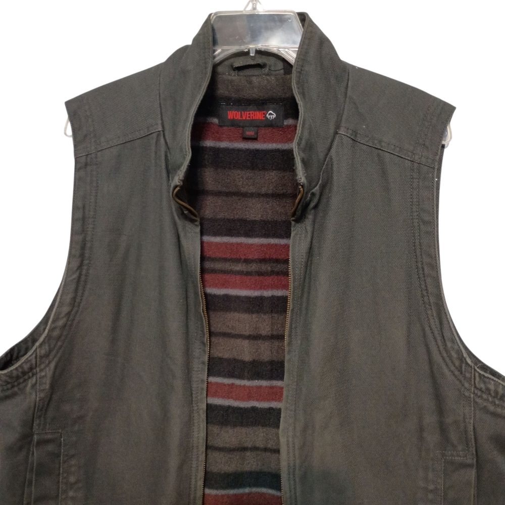 Wolverine -Men's Olive Green  Lined Vest - Size M - Picture 2 of 5